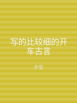 写的比较细的开车古言