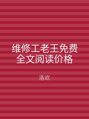 维修工老王免费全文阅读价格