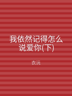 我依然记得怎么说爱你(下)