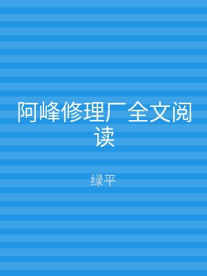 阿峰修理厂全文阅读