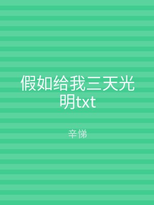 假如给我三天光明txt